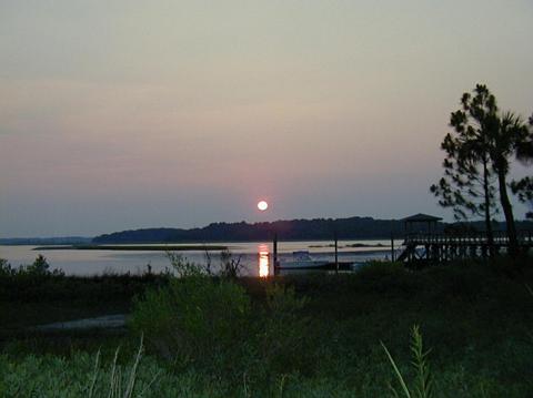 Sunset at Bermuda Point Pier